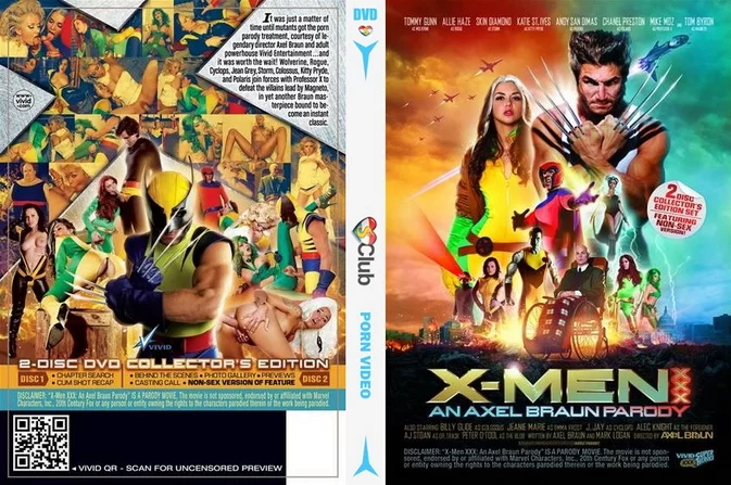 Cover for X-Men XXX An Axel Braun Parody (2014) DVDRip